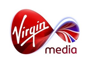 Virgin Media Logo with Union Flag