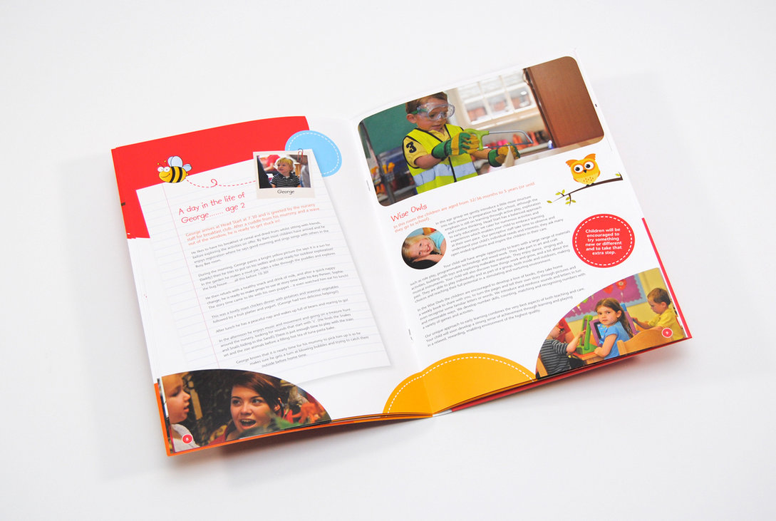 Prospectus Brochure Design for Head Start Day Nursery Palmiero Design