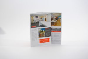 Envoplan Gatefold Brochure Design Showing Inside Pages