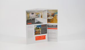 Envoplan Gatefold Brochure Design Showing Inside Pages