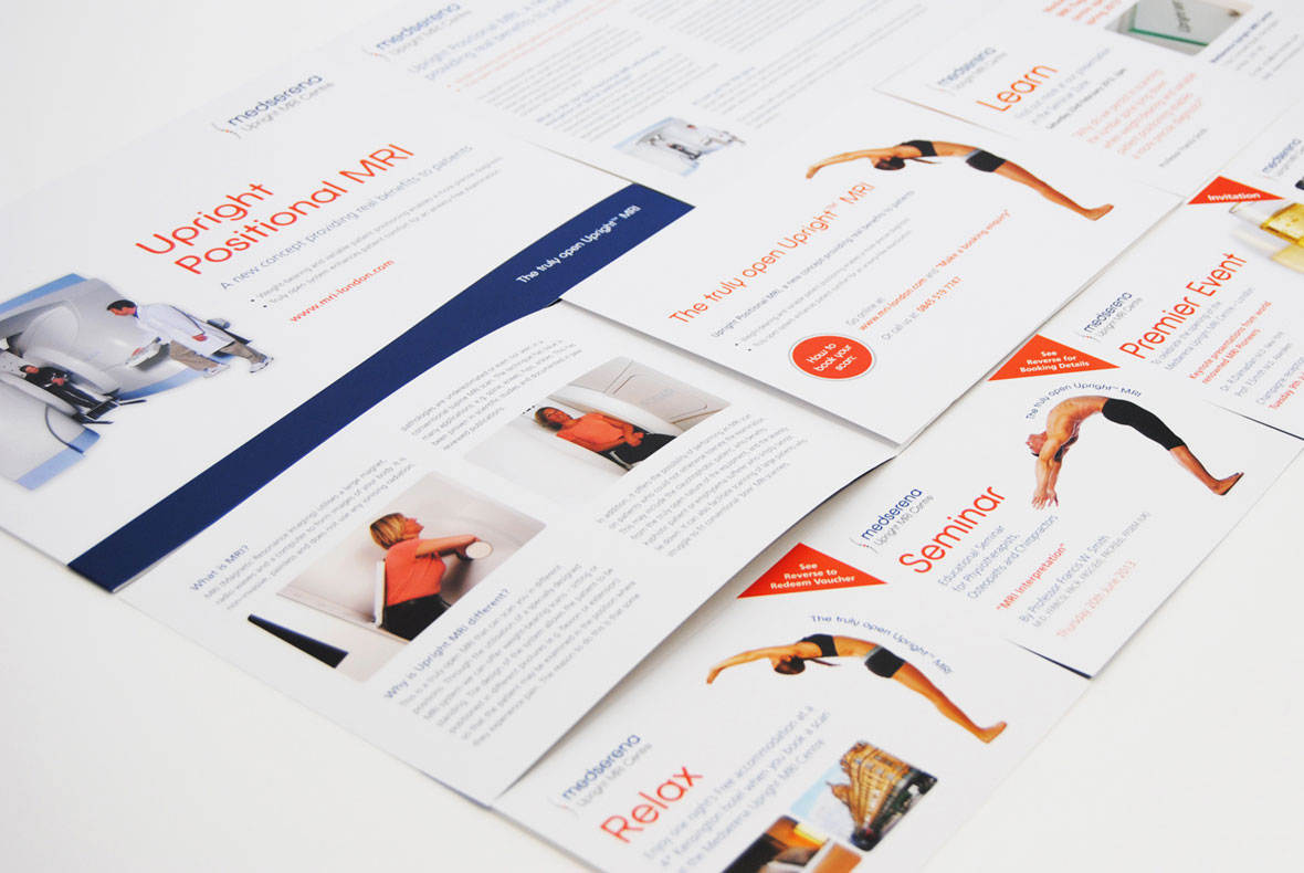 Brochure Design for Medserena Upright MRI Centre