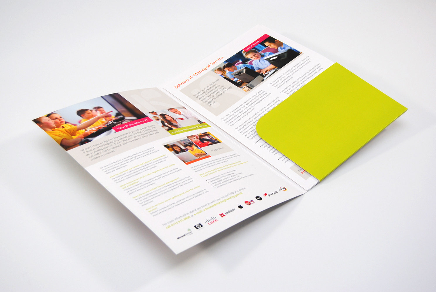 Nottingham Council Schools IT Brochure Design