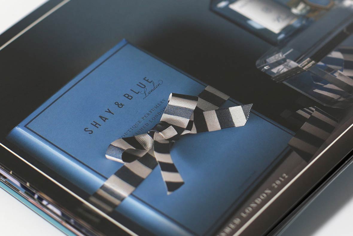 Close-Up of Shay & Blue Brochure Design