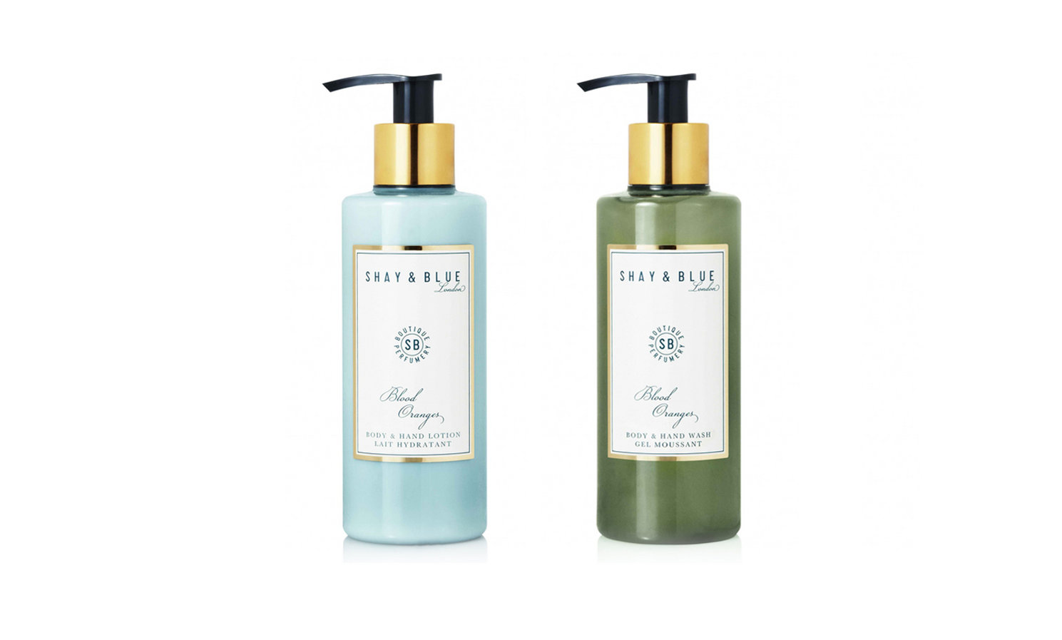 Shay & Blue Hand Wash and Lotion Product Label Design 2