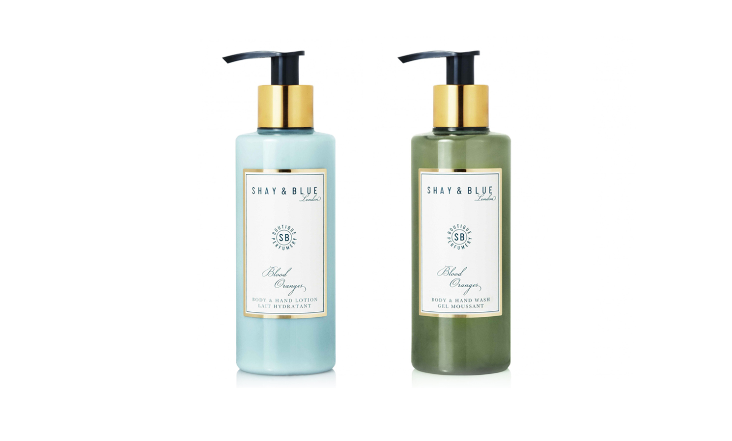 Shay & Blue Hand Wash and Lotion Product Label Design 2