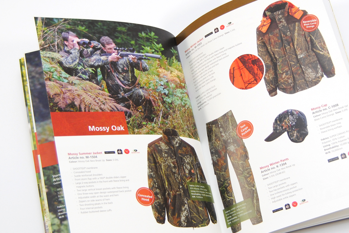 Shooterking Catalogue Design Double-Page-Spread