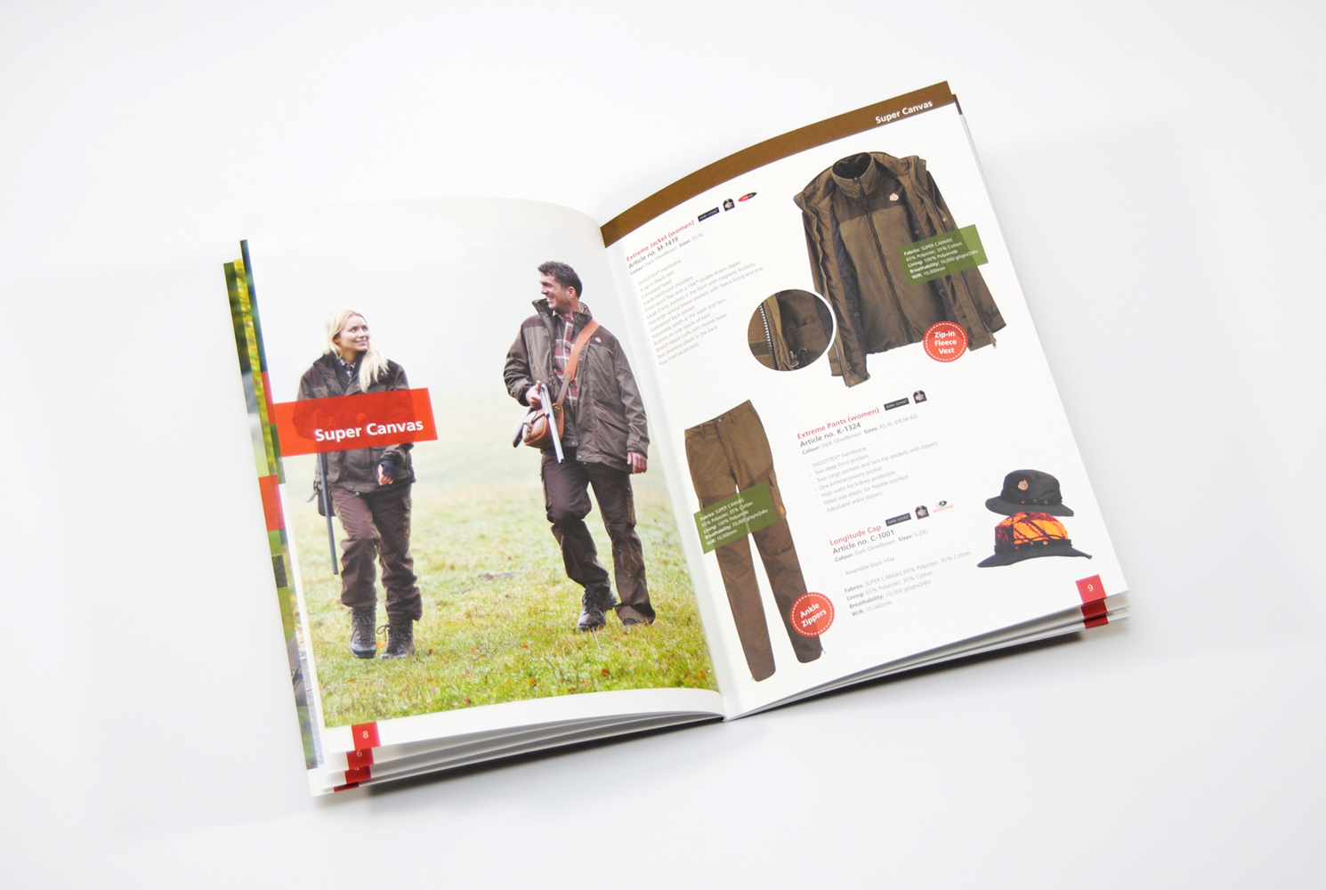 Shooterking Catalogue Design Double-Page-Spread