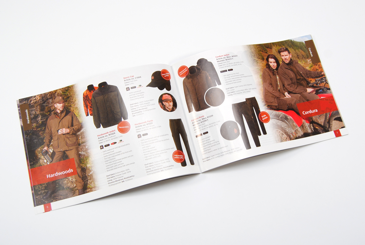 Shooterking Catalogue Design Double-Page-Spread