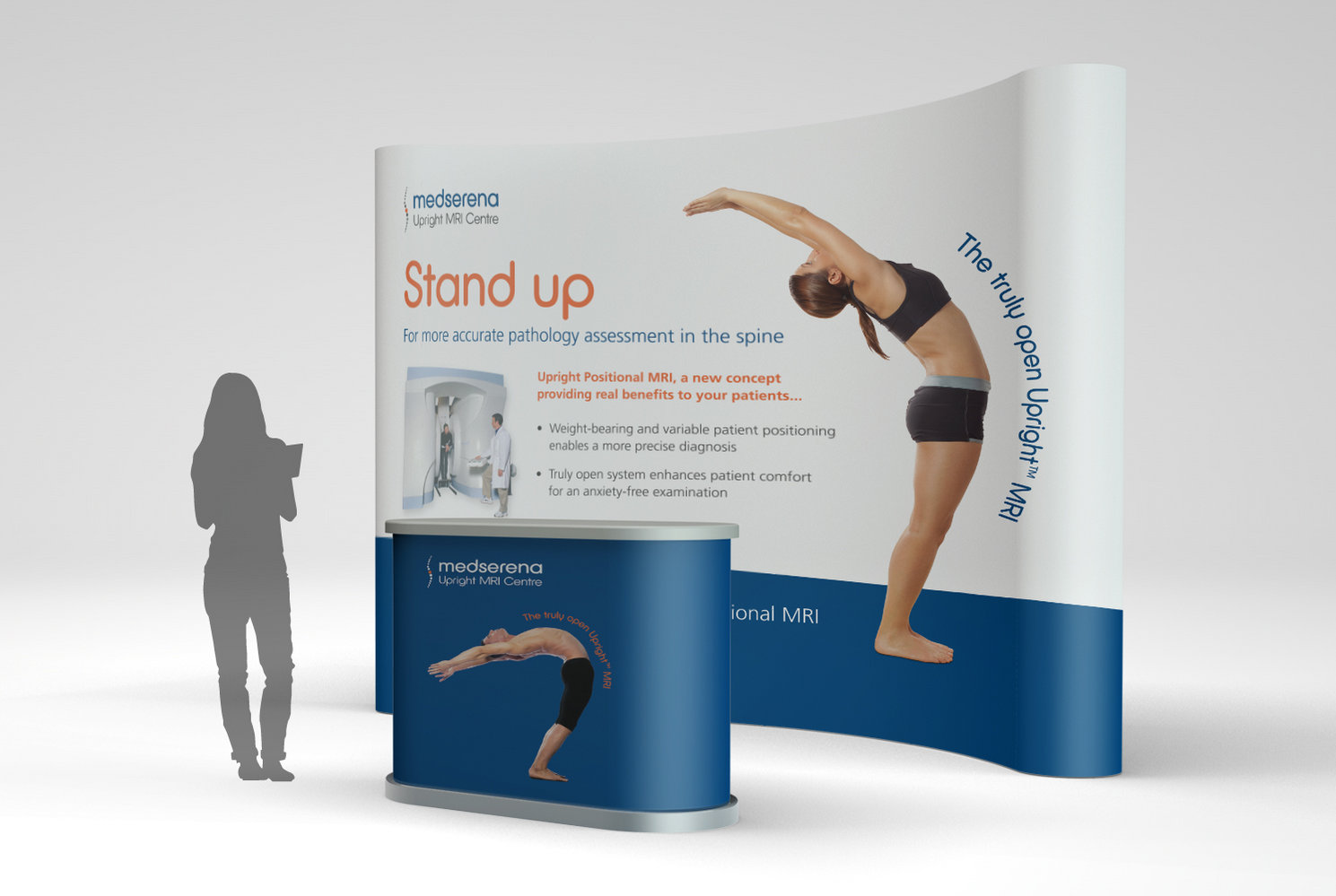 Medserena Pop-Up Exhibition Stand Graphics