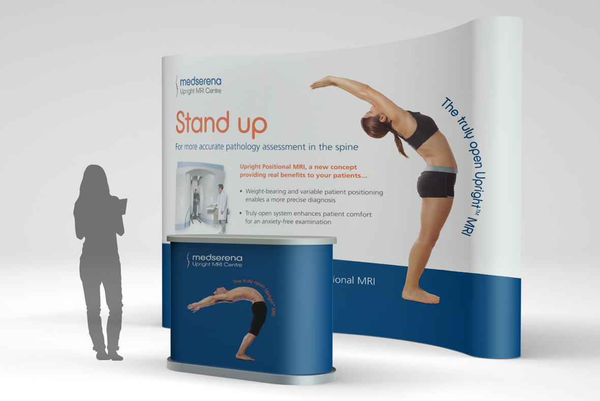 Medserena Pop-Up Exhibition Stand Graphics Thumbnail