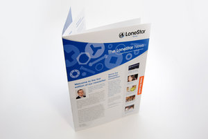 LoneStar Newsletter Design front cover