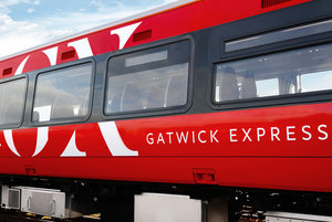 Red Gatwick Express Train Livery