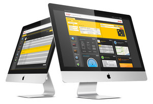 Itron ESP Portal Design shown on iMac screen