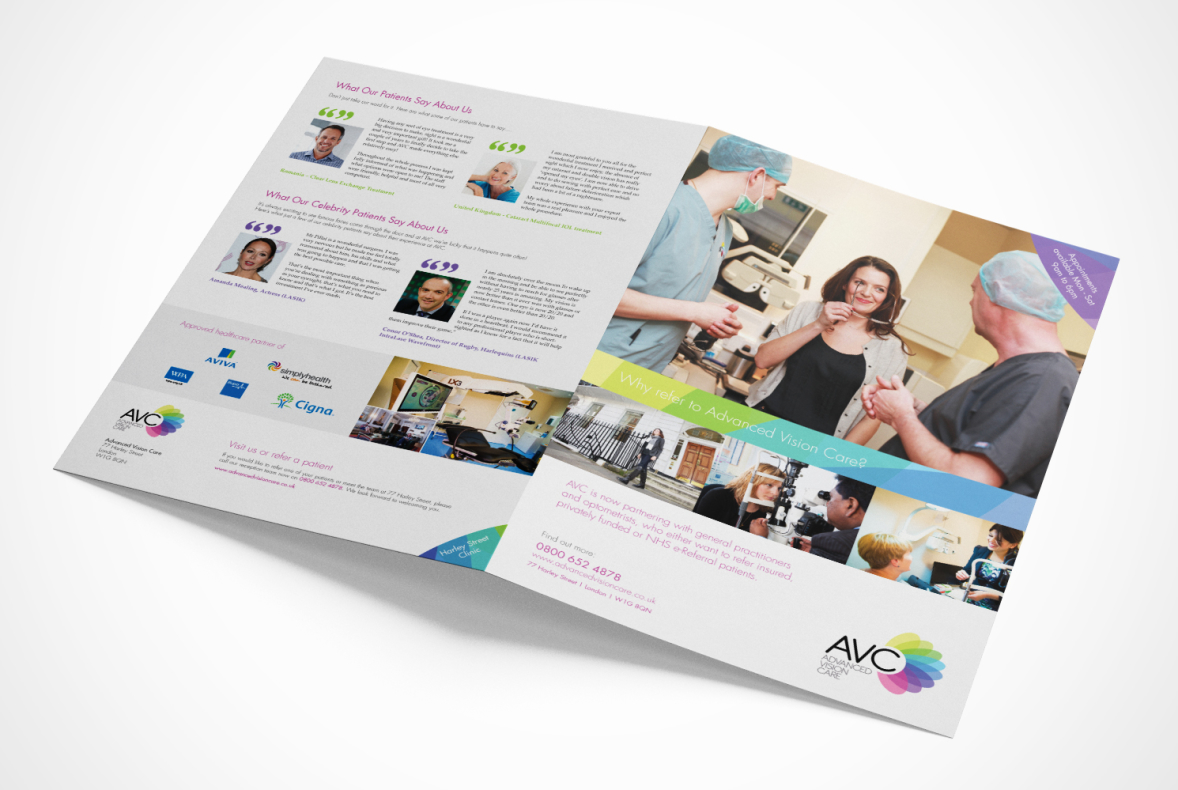 Advanced Vision Care Brochure Design