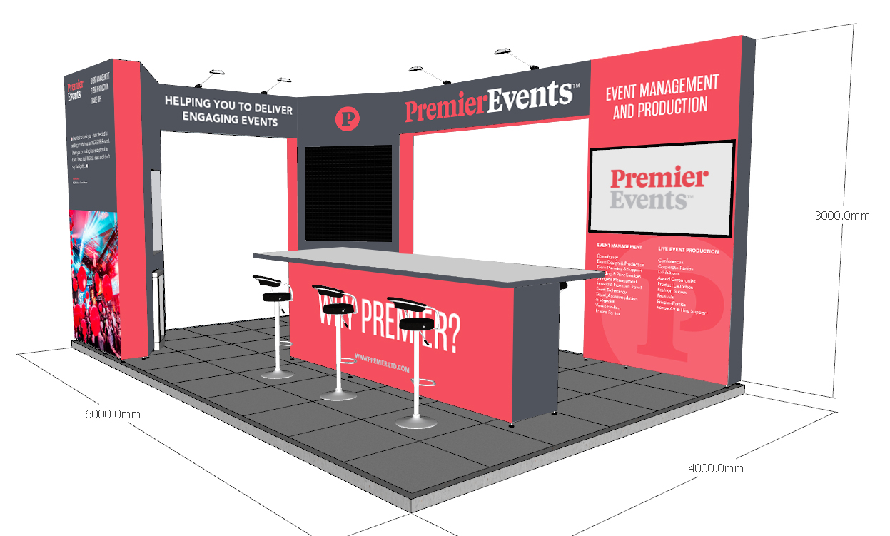 Premier Events Exhibition Stand Inner Space Graphics