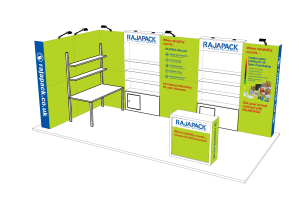 Rajapack IRE Exhibition Stand Visual