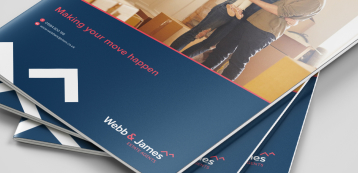 Brochure Design for Webb & James Estate Agents - Thumbnail