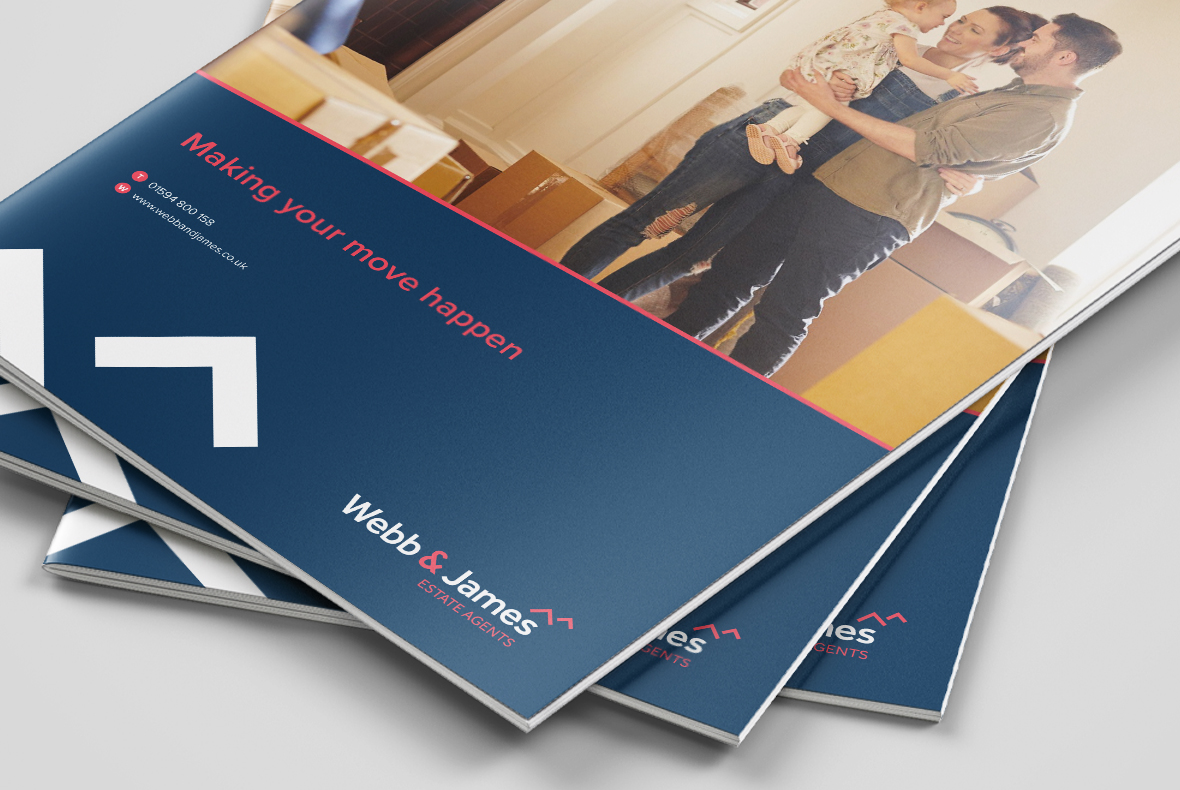 Brochure Design for Webb & James Estate Agents - Thumbnail