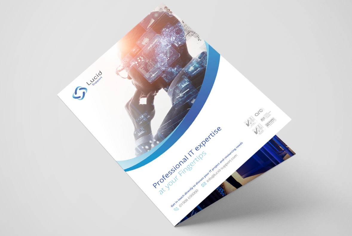 Brochure design for IT specialist