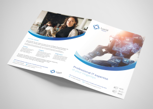 Brochure design for IT specialist