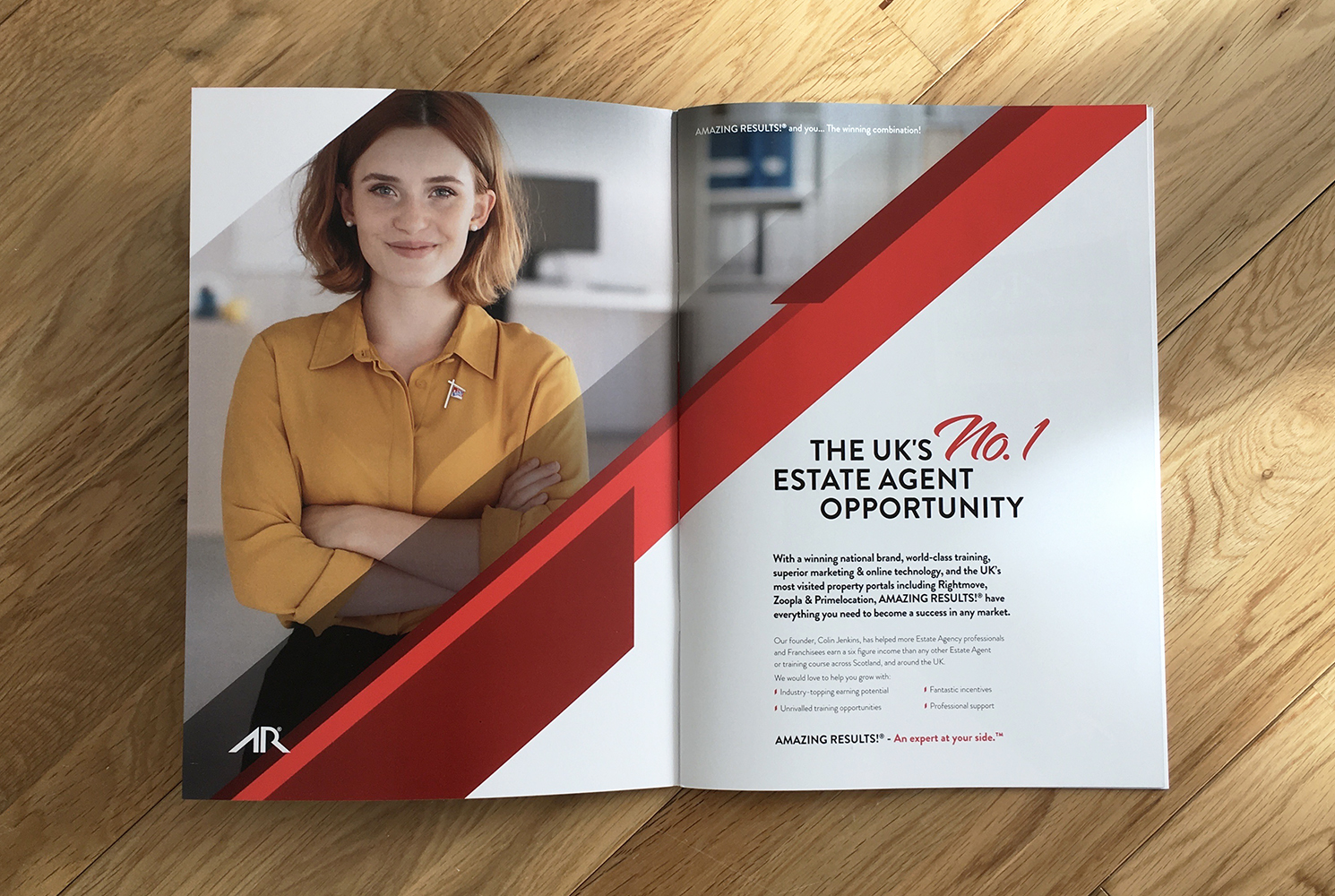 Amazing Results! Franchisee Brochure Spread 2