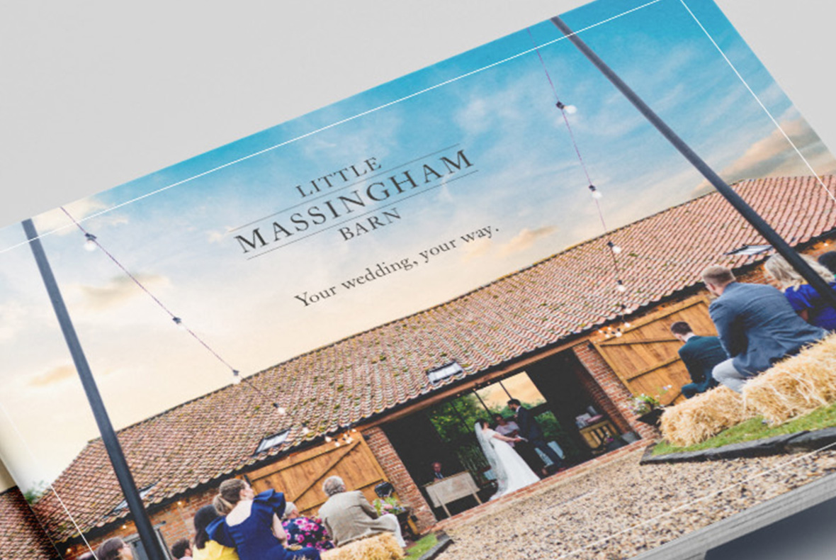 Little Massingham wedding brochure cover Thumbnail