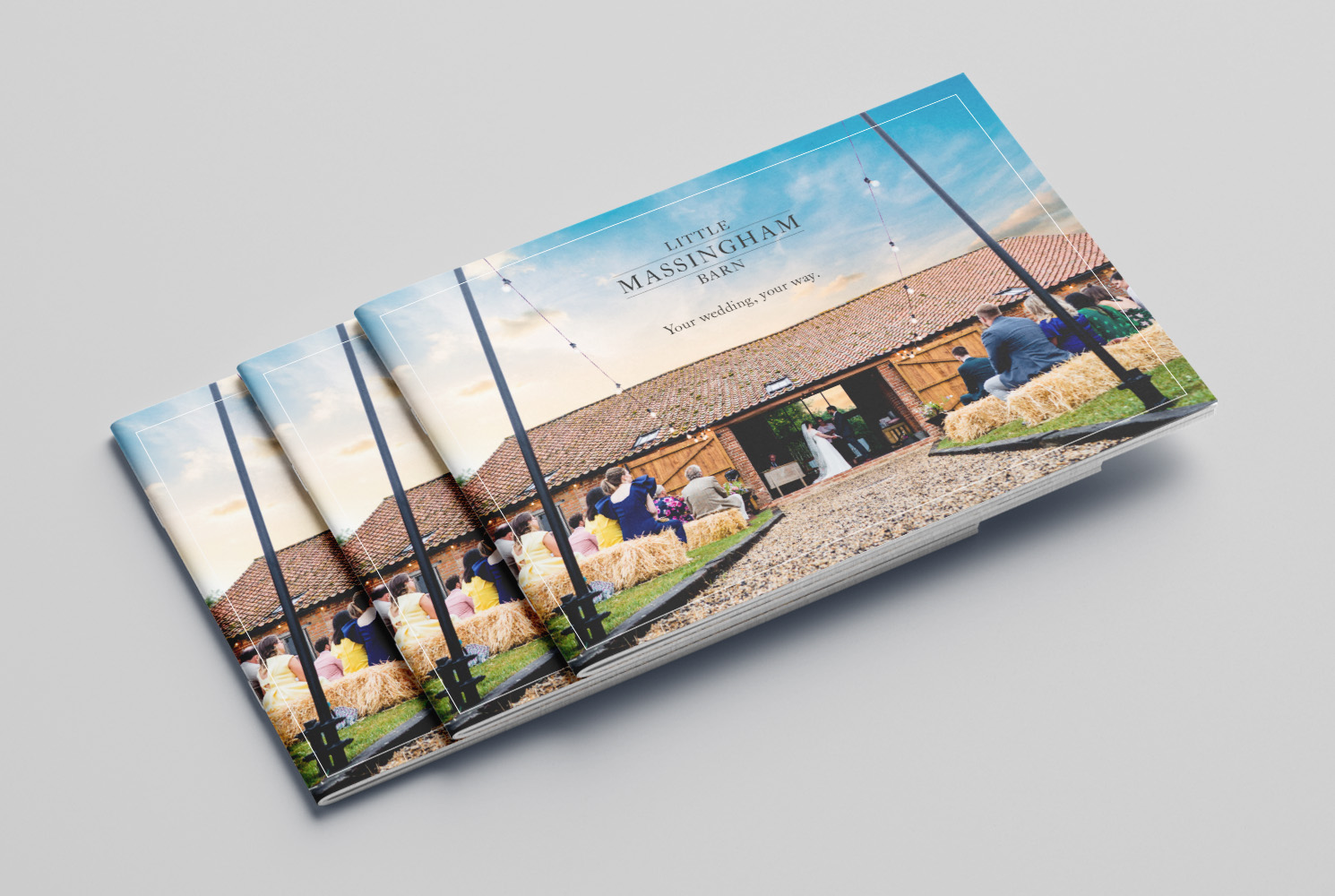 Little Massingham wedding brochure covers