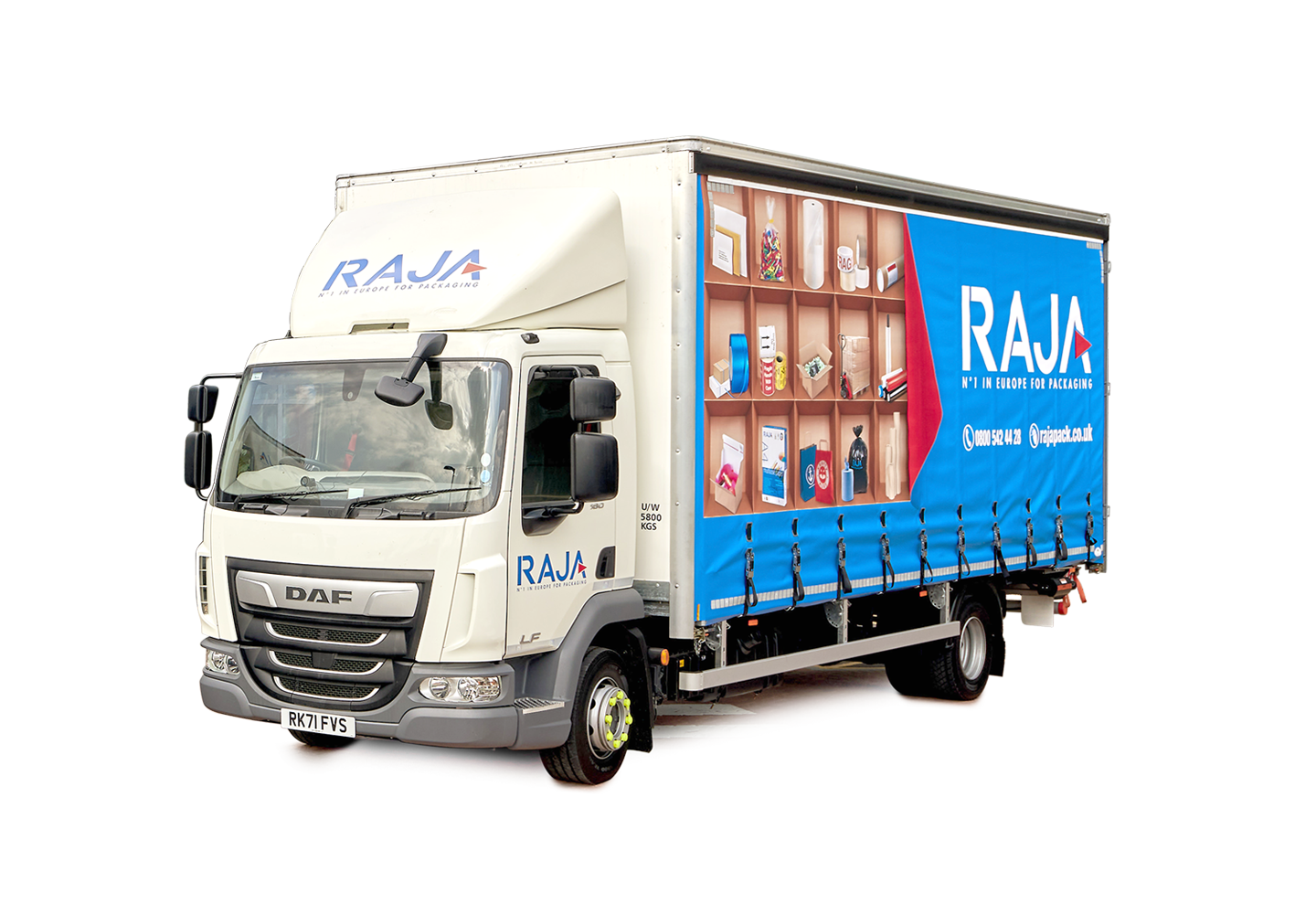 RAJA Truck Curtain Side Graphics