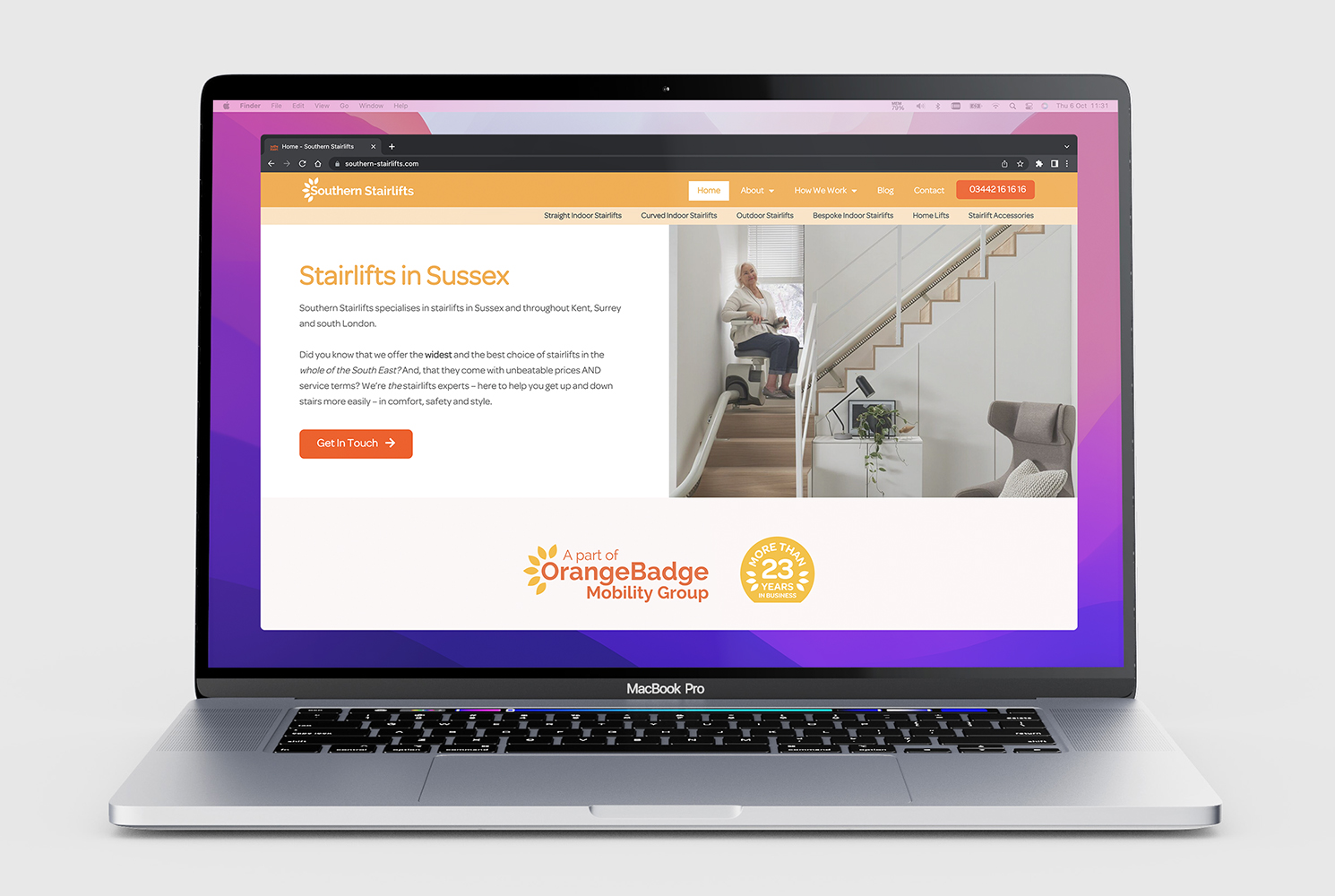 Southern Stairlifts website
