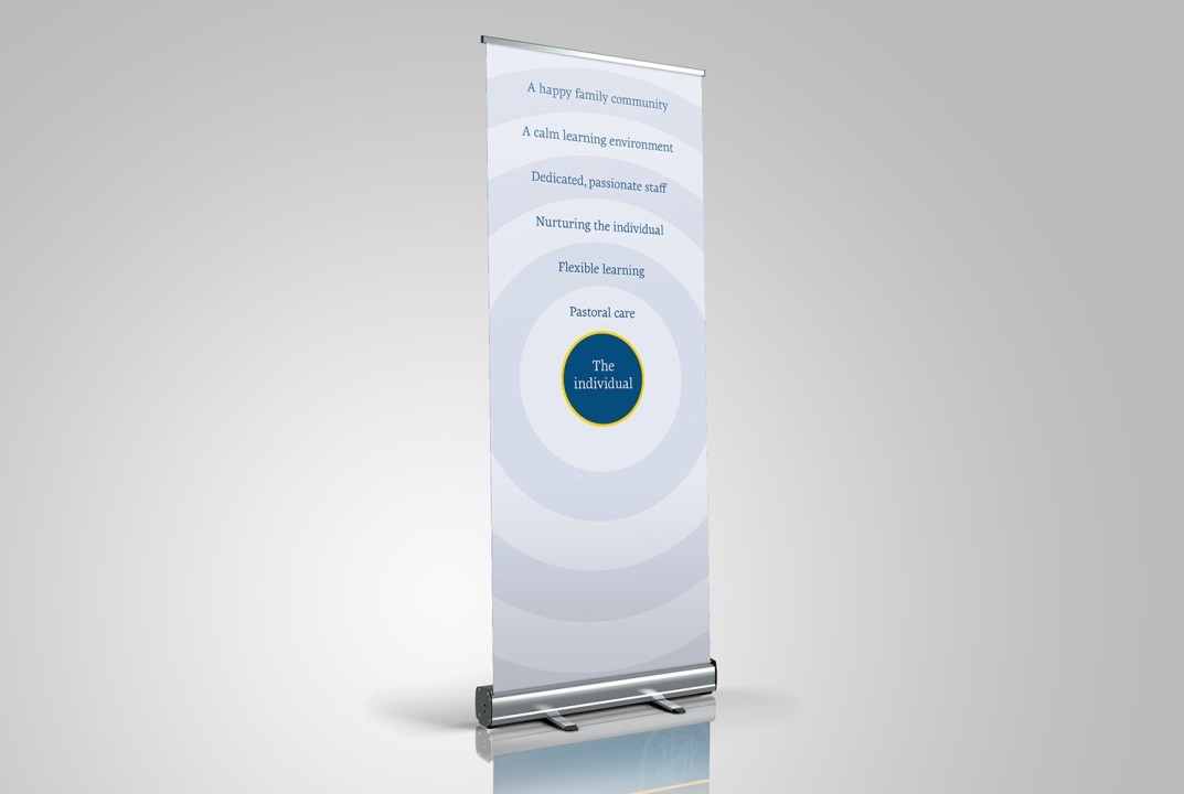 Roller banners for Norland Place