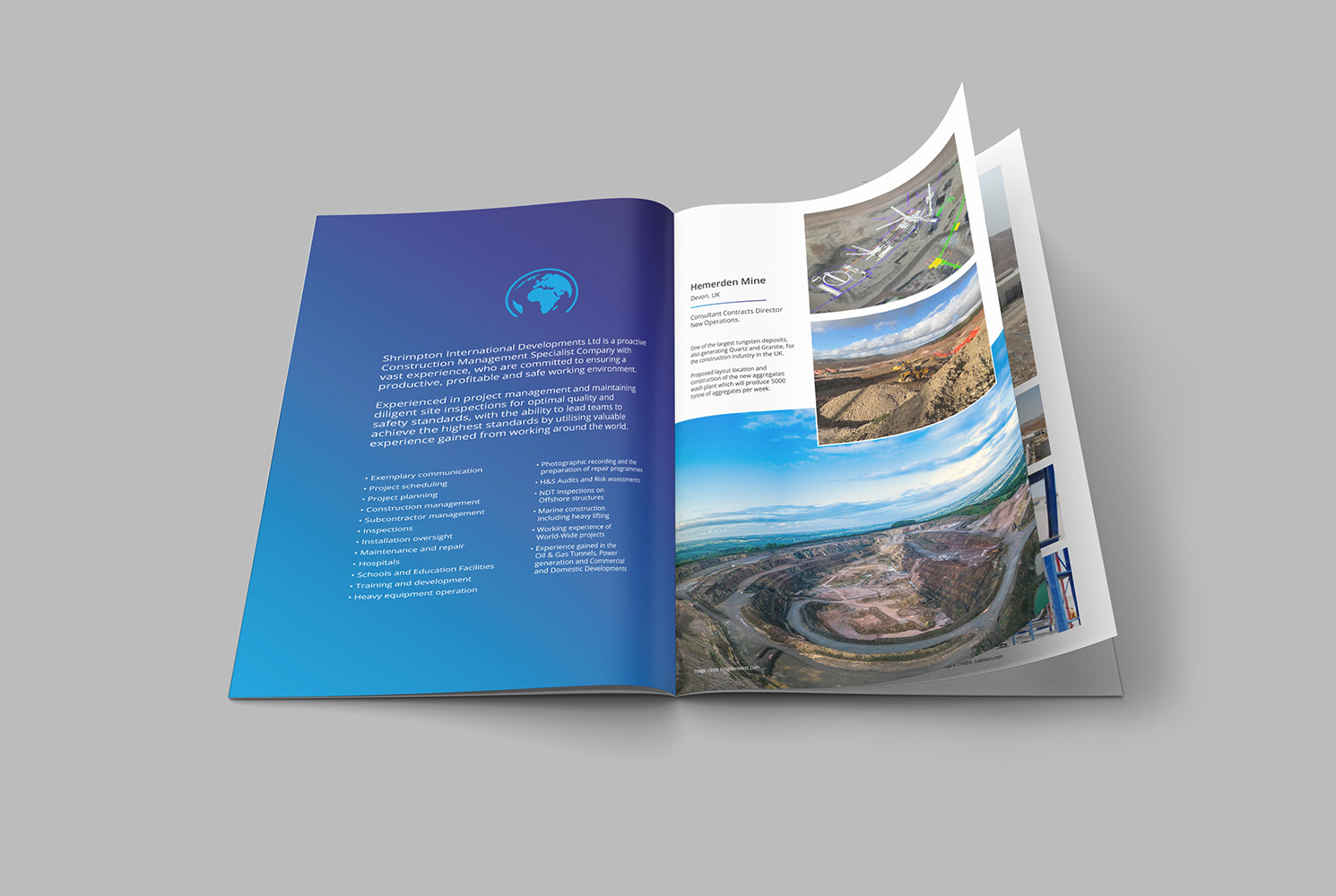 Project portfolio for Shrimpton International Developments