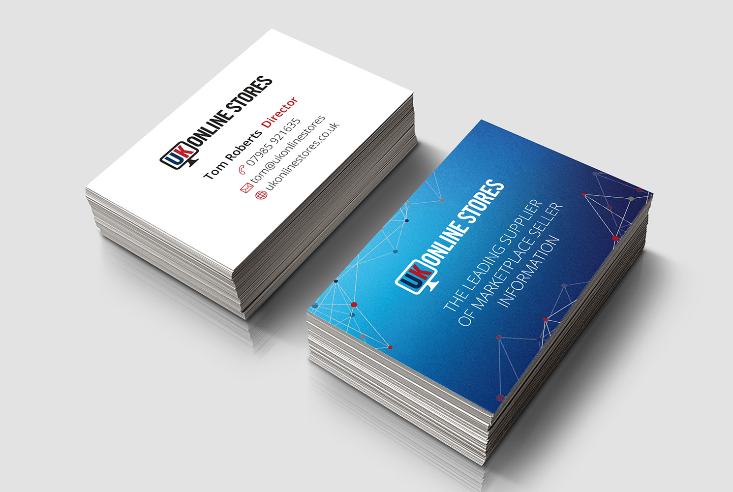 UK Online Stores business cards