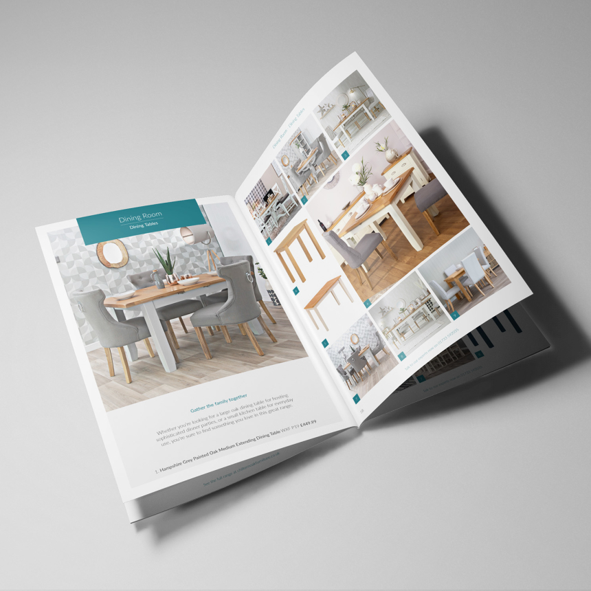 Furniture catalogue design