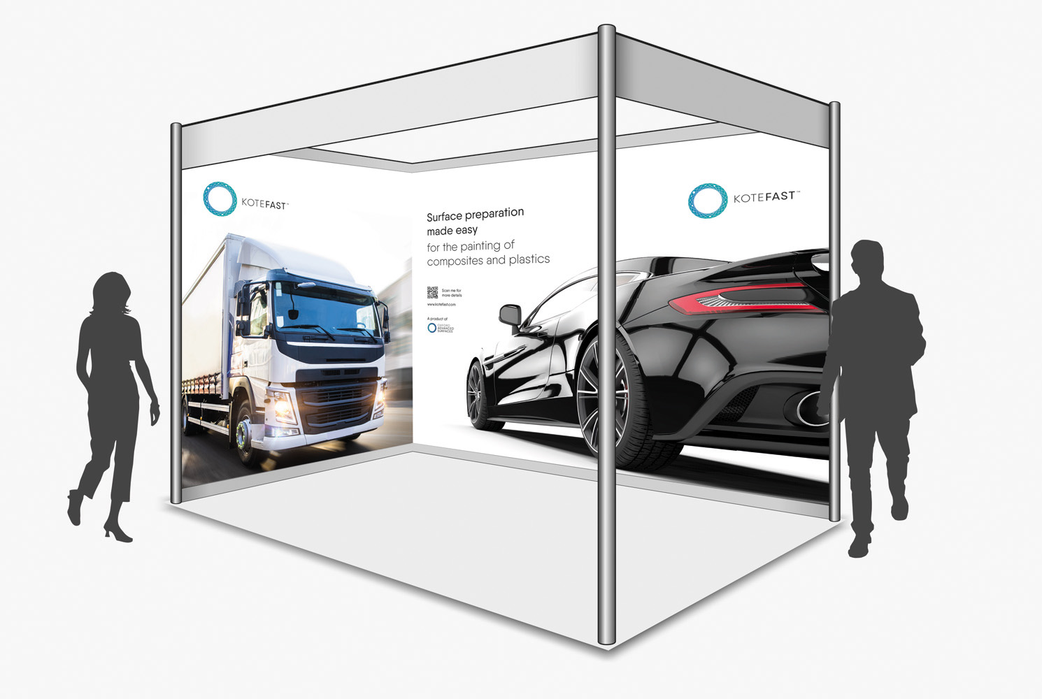 OAS Exhibition Stand Graphics Mockup