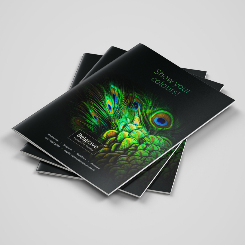 Brochure design materials