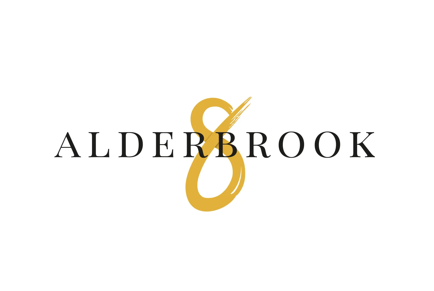 The logo for the Alderbrook Road property development on a white background