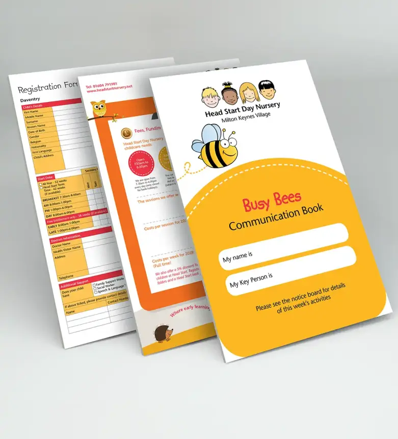 Head Start Forms Mockup Design