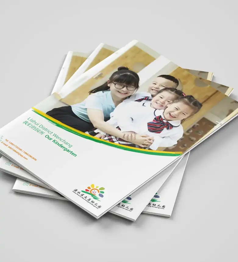 LDW Kindergarten Brochure Front Cover Design Mockup