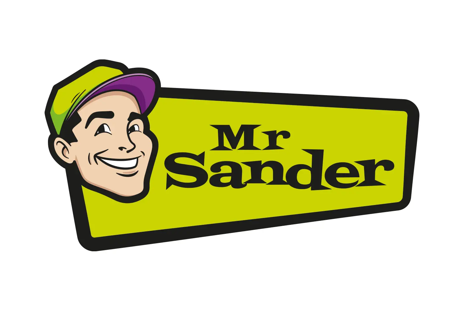 Mr Sander full colour logo on white background