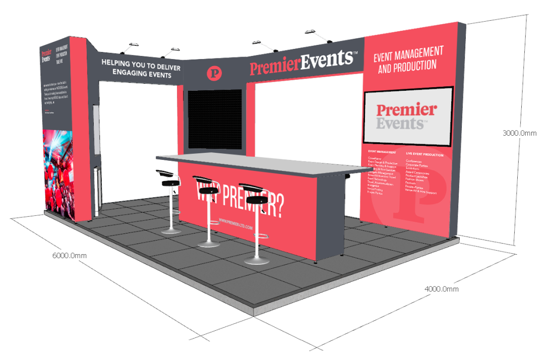 Premier Events Exhibition Stand Inner Space Graphics