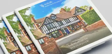 Mock up showing front cover of Ardtully brochure