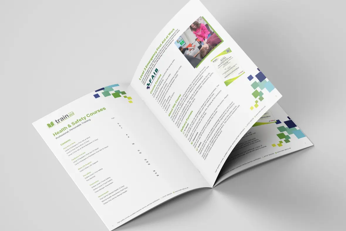 TrainAid Health and Safety Courses Brochure DPS 2