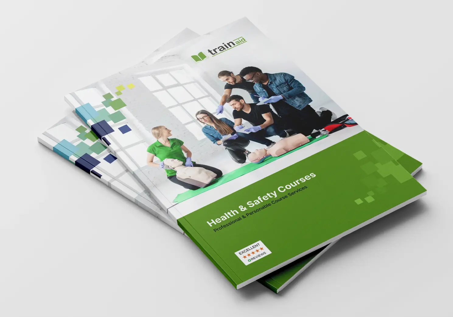 TrainAid Health and Safety Courses Brochure Front Cover